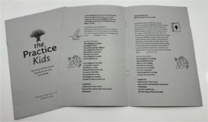 Shows an example of a what a kids bulletin can look like. 